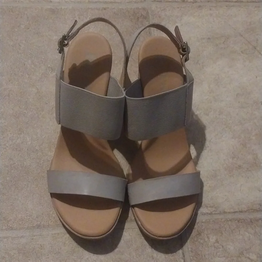 Kork Stretch Wedge Heels Size 8